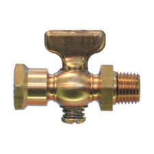 3/8" NPT Tee Handle Brass Drain Pet Cock Valve Gas Air Engines Motor AC51