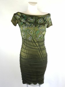 olive green evening dress
