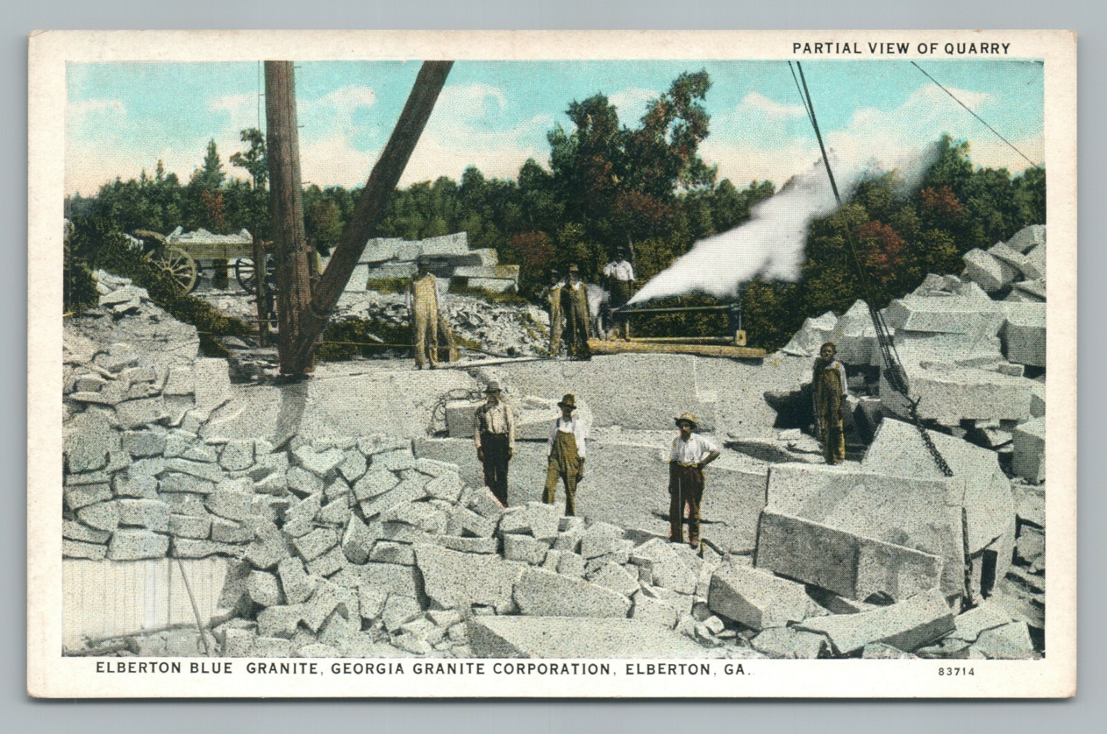 Blue Granite Quarry ELBERTON Mining Corp Mine Equipment