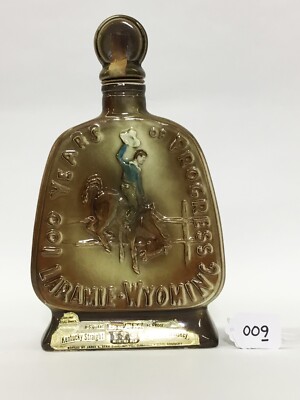 Jim Beam 1968 Laramie Wyoming Centennial Jubilee Rodeo Cowboy Decanter ...