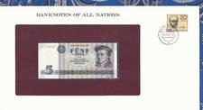 Banknotes of All Nations GDR East Germany 1975 5 Mark UNC P 27a IH008847 Low