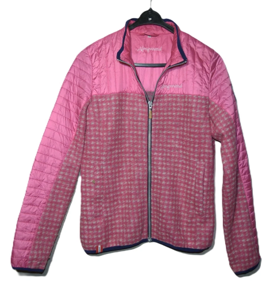 ALMGWAND Fleecejacke Steppjacke Fleece Jacke gr. 36 Damen kurz Rosa