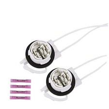 Light Socket Wire Harness Pigtail Repair Kit 2pcs LED/Standard, Bulbs 