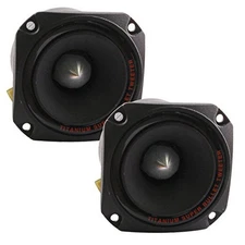  - Pair of Titanium Horn Bullet Tweeter Speakers PA/DJ Tweeters - Replacement 
