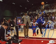 Kevin Hart Signed 8x10 Slam Dunk Championship Basketball Photo AUTO JSA COA