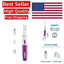 All-in-1 Facial Hair Trimmer for Women, Perfect for Face, Ear/Nose and Eyebro...