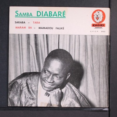 SAMBA DIABARE: saraba CADICI DAKAR 7'' Single 45 RPM Senegal