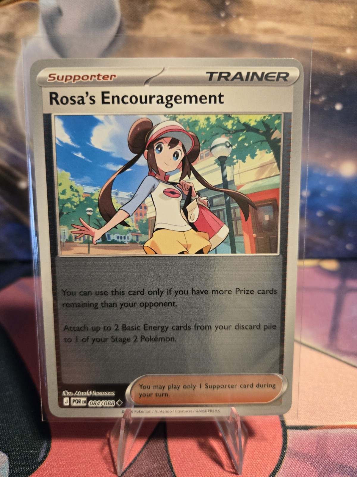 Rosa's Encouragement 084/088 Reverse Holo Me03: Perfect Order NM