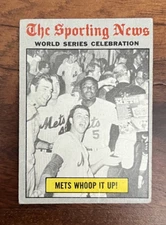 Mets Whoop it Up #310 1970 Topps New York Mets Baseball Card MLB EX