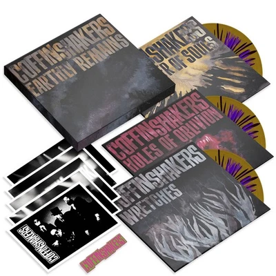 The Coffinshakers – Earthly Remains 3xEP BOX SPLATTER VINYL! Nekromantix Meteors - Bild 1 von 4
