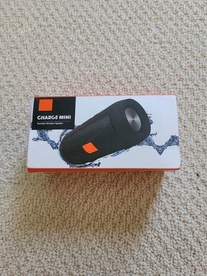 Charge Mini Speaker, Black, 6 X 3