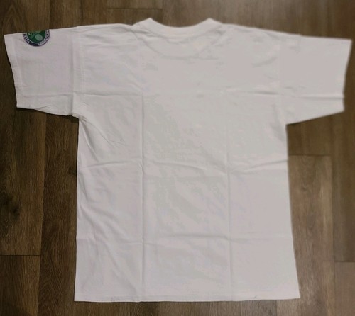 WIMBLEDON Spellout Tennis T-Shirt Mens Size XL Sleeve Logo LAWN TENNIS MUSEUM - Picture 10 of 15