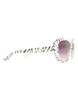 Blazin Roxx Western Sunglasses Womens UV Rhinestones Zebra 1604462