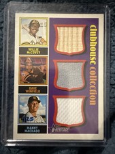 Topps Heritage Clubhouse Collection McCovey Winfield Machado Triple Relic /25!
