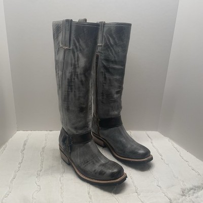 Freebird by Steven Wagner Moto Harness Boots Womens Size 9 Distressed