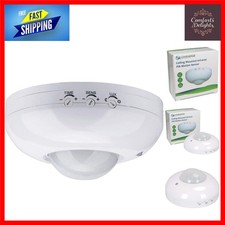 360-Degree PIR Motion Sensor Ceiling Light Switch - Energy-Efficient & 1200W