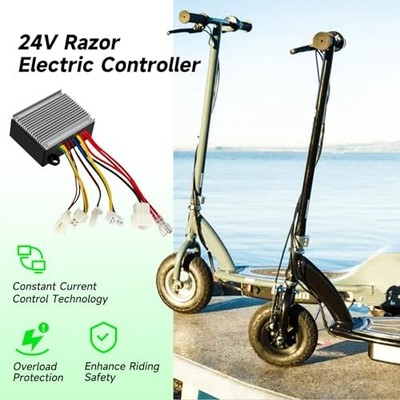 electric bicycle controller 24v razor for E200 E300 MX350 Pocket Mod – Version-Specific Replacement Control Module – 7 Connectors – Model ZK2430-D-FS-ROHS – Part W13113601015 : Sports & Outdoors The last two digits are the version number (e.g Scooter 24V 250W Motor Speed