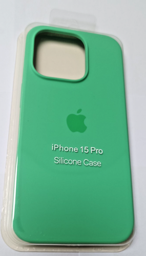 iPhone 15 Pro Schutshülle Handyhülle Silicone Case Grün Sicherheit Prallschutz - Bild 7 von 7