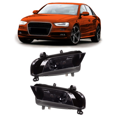 Nebelscheinwerfer Fog Lights Set Smoke passend für Audi A4 B8 8K Facelift 11-15