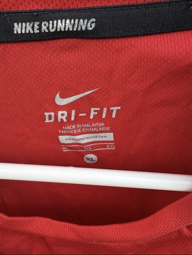 Camisa NIKE DRI FIT RUNNING Pro Combat Manga Larga Roja - Talla XL Para Hombre - Imagen 5 de 9