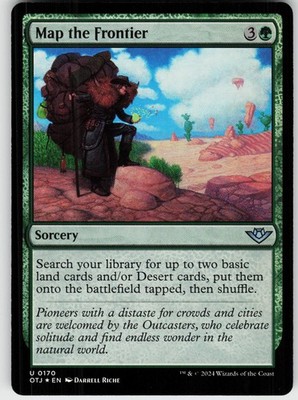 FOIL MAP THE FRONTIER 170 UC NEAR MINT