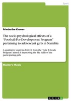The Socio-Psychological Effects Of A “Football-For-Development Program” Pertaini