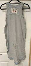 MERINO KIDS SLEEPING BAG Sleep Sack Toddler Duvet Wool Cotton BLUE 2-4 years