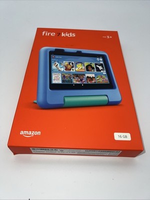 NEW & SEALED - Amazon FIRE 7'' Kids Edition 16GB BLUE Tablet w/ 7-IN. Display