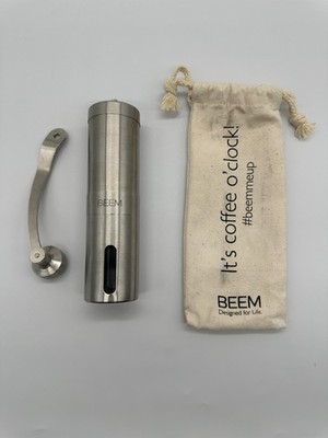 BEEM GRIND-2-GO Manuelle Kaffeemühle   40 g Kegelmahlwerk | Mahlgrad-Einstellung