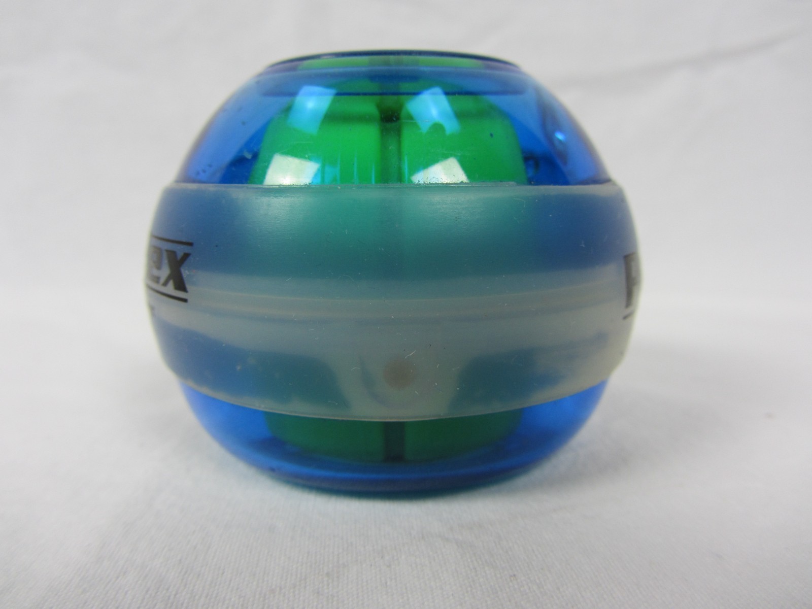 Dyna-Flex Powerball Blue Light Up Gyro Forearm Grip Trainer Tested Works