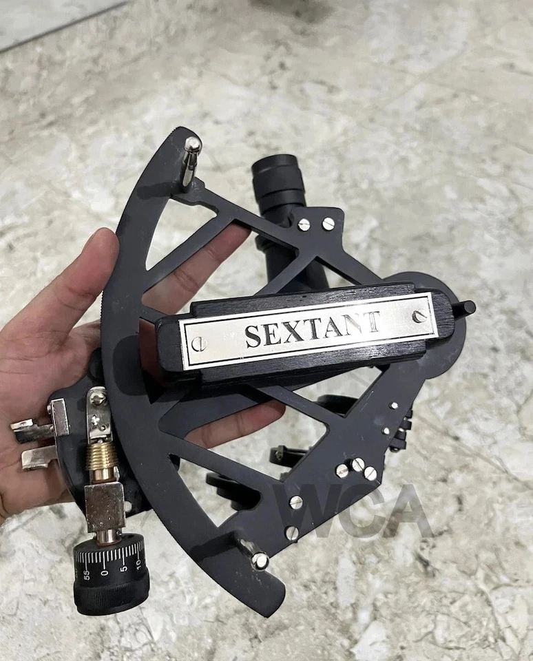 Sextante 1712 Acabado Antiguo Tamaya 9" Aluminio Sólido Navegación Regalo Navidad Foto 4 de 4