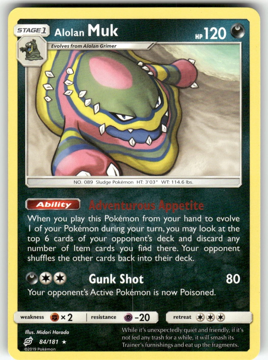 Alolan Muk Pokmon TCG Cards for sale | eBay