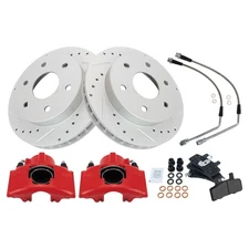 Front Brake Pad & Rotor Kit Semi-Metallic Front Fits Cadillac Chevrolet GMC