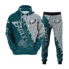 Philadelphia Football Team Eagless 3D Hoodie, Unisex Adults S-5XL