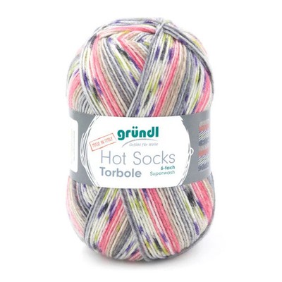 Gründl Sockenwolle Hot Socks Torbole 6-fach 150 g  Wolle