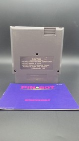 Pin Bot: Nes Cartridge With Manual Tested And Working Fast Shipping