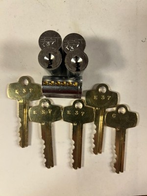 3-Best Lock M keyway cores keyed