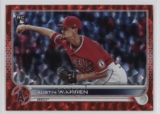 2022 Topps Series 2 Red Foilboard 26/199 Austin Warren #495 1sj2