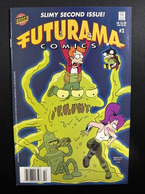 Futurama Comics #2 Newsstand Edition 2000 Modern Age Bongo Comics VF *A4