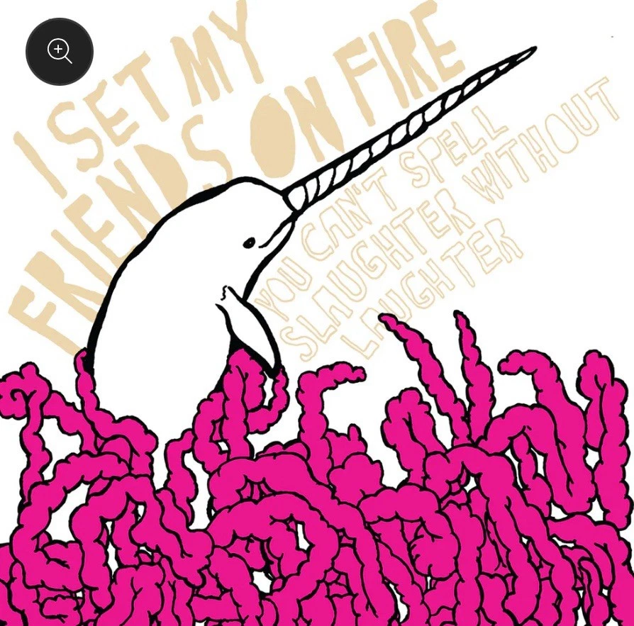 Friends On Fire - Cant Spell Slaughter w/o Laughter Animated Disc Vinyl PRESALE - Image 2 of 2