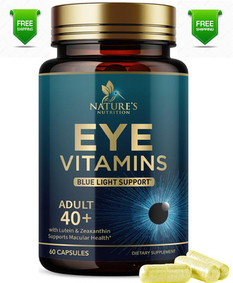 Eye Vitamins Supplements - 3x Strength Eye Health Vitamin with Lutein and Zeaxan