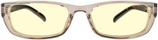 GUNNAR Womens Computer Glasses - Elin Rose Tortoise Amber Lens - Blue Light Bloc