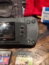 Atari Lynx 1 PAG-0201 Handheld Console - System Only For Repair No Power 3 Games