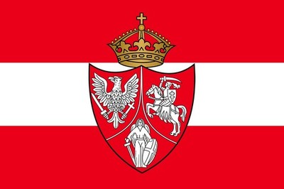 Polish Lithuanian Ruthenian Flag Banner Historical Commonwealth Tapestry Decor