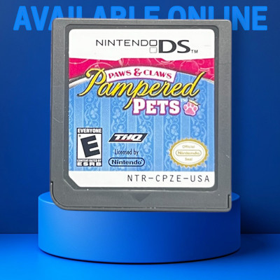Paws And Claws Pampered Pets For Nintendo DS Free Shipping