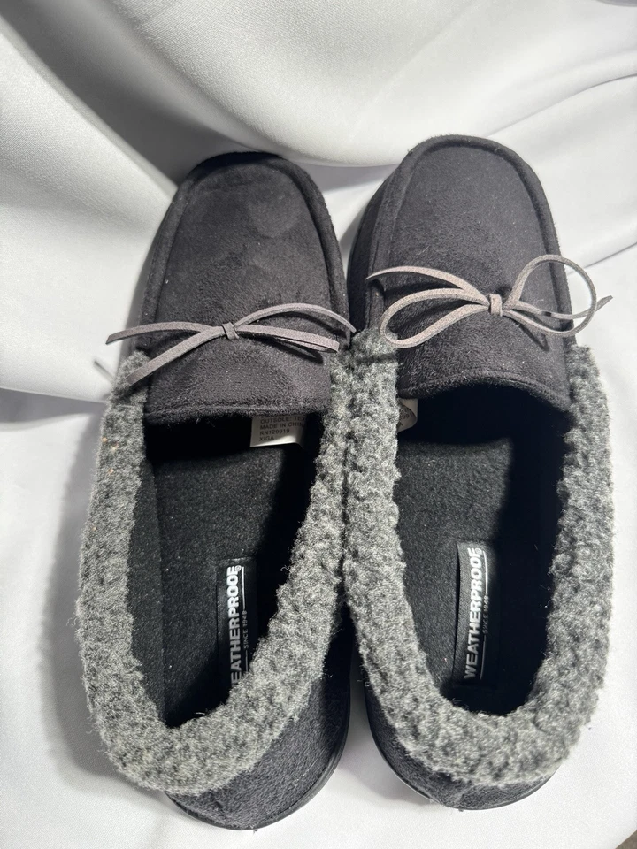 Weatherproof 男式拖鞋,带记忆 FOAM 尺寸 LG 9.5-10.5 全新带盒 — 第 2/4 张图片