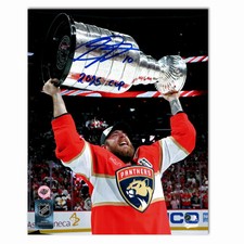 A.J Greer Autographed Florida Panthers 2025 Stanley Cup 8x10 Photo