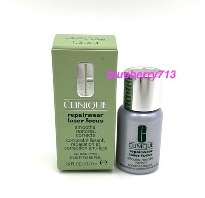 New! Clinique Repairwear Laser Focus Smooth, Restores, Corrects Serum 7ml