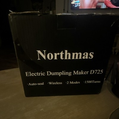 Northmas Electric Dumpling Maker D725 5W Battery Powered Auto-Seal Black
