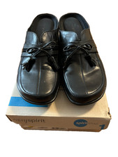 Easy Spirit Slip On Mules Black Clog Ladies Size 6 1/2
